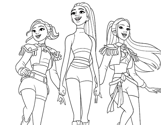 Huntrix Coloring Pages - Play Online Huntrix Coloring Pages on Project ...